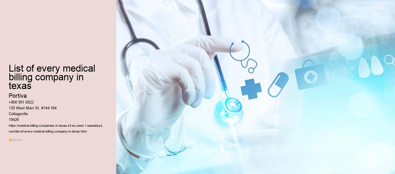 list of every medical billing company in texas 